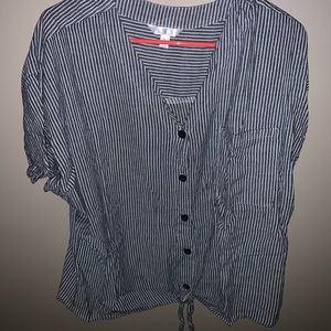 Flowy striped shirt